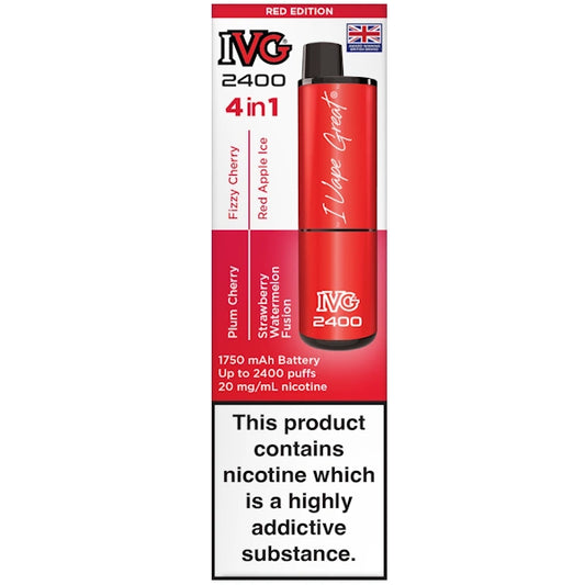 IVG 2400 Rechargeable Red Edition