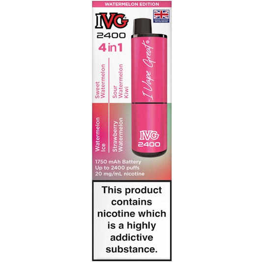 IVG 2400 Rechargeable Watermelon Edition