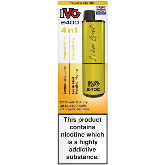 IVG 2400 Rechargeable Yellow Edition